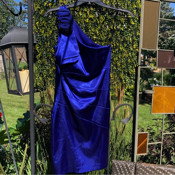 Josh & Jazz colbalt blue dress Sz S - Picture 7 of 13